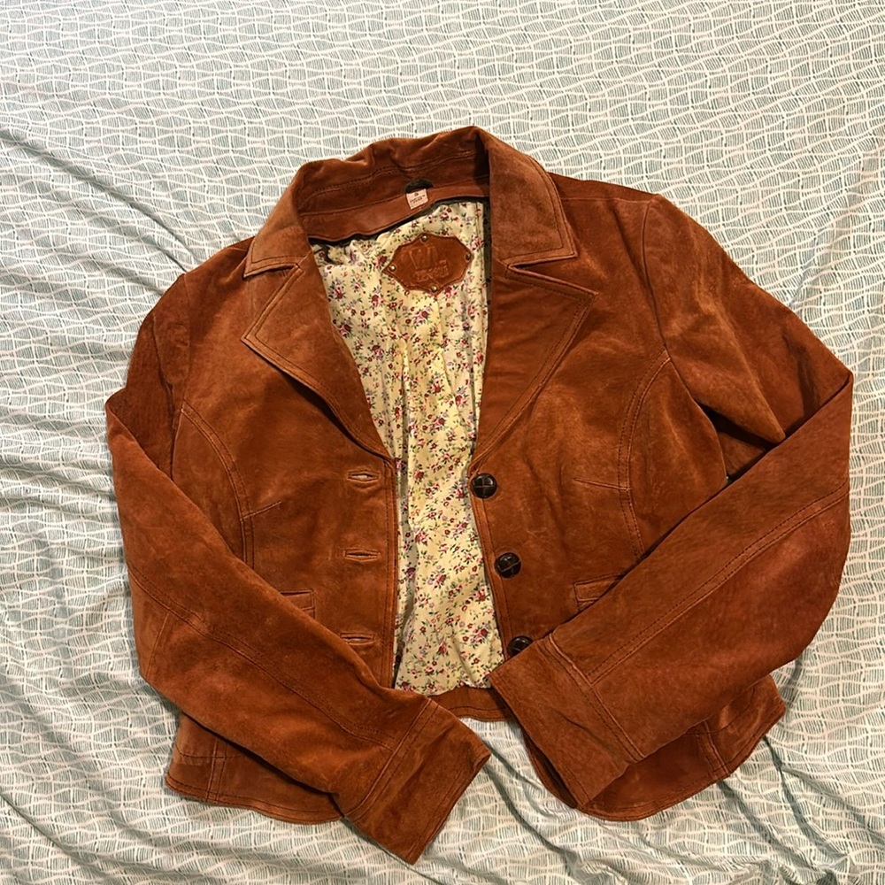Wilson’s Leather Floral Lined Jacket